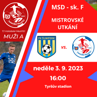 Pozvánka na fotbal: FK Šumperk - TJ Valašské Meziříčí, 3. 9. 2023 v 16:00 Pozvánka na fotbal: FK Šumperk - TJ Valašské Meziříčí, 3. 9. 2023 v 16:00
