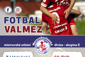 Pozvánka na fotbal: TJ Valašské Meziříčí - FC TVD Slavičín 14. 5. 2022 Pozvánka na fotbal: TJ Valašské Meziříčí - FC TVD Slavičín 14. 5. 2022